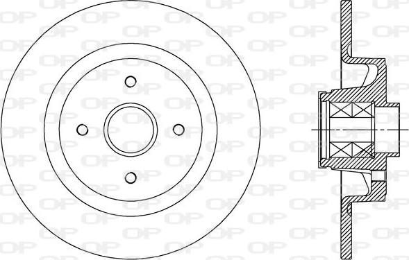 Open Parts BDA2511.30 - Bremžu diski ps1.lv