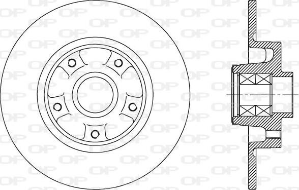 Open Parts BDA2513.30 - Bremžu diski ps1.lv