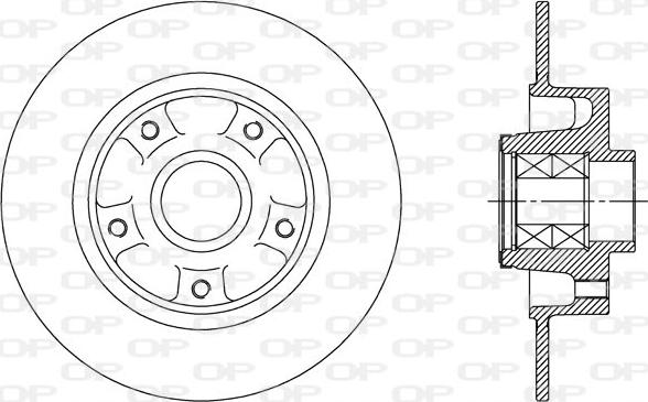 Open Parts BDA2512.30 - Bremžu diski ps1.lv