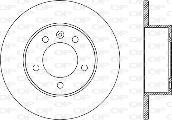 Open Parts BDA2589.10 - Bremžu diski ps1.lv