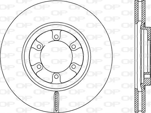 Open Parts BDA2585.20 - Bremžu diski ps1.lv