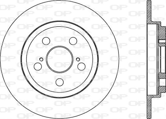 Open Parts BDA2582.10 - Bremžu diski ps1.lv