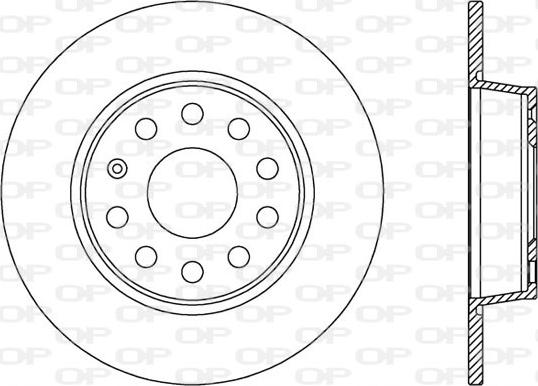 Open Parts BDA2539.10 - Bremžu diski ps1.lv