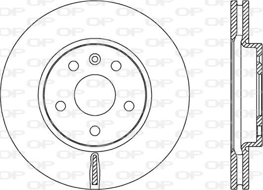 Open Parts BDA2535.20 - Bremžu diski ps1.lv