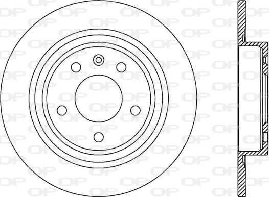 Open Parts BDA2538.10 - Bremžu diski ps1.lv