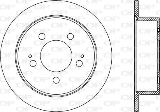 Open Parts BDA2527.10 - Bremžu diski ps1.lv