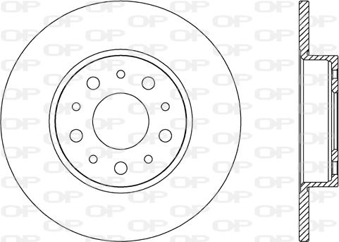 Open Parts BDA2695.10 - Bremžu diski ps1.lv