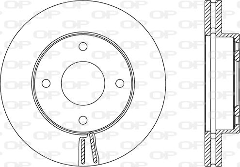 Open Parts BDA2693.20 - Bremžu diski ps1.lv