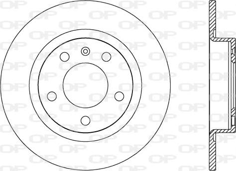 Open Parts BDA2649.10 - Bremžu diski ps1.lv