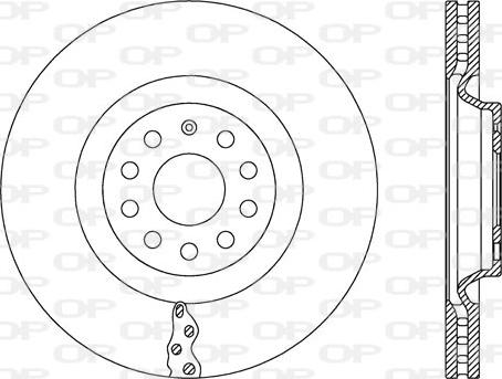 Open Parts BDA2665.20 - Bremžu diski ps1.lv