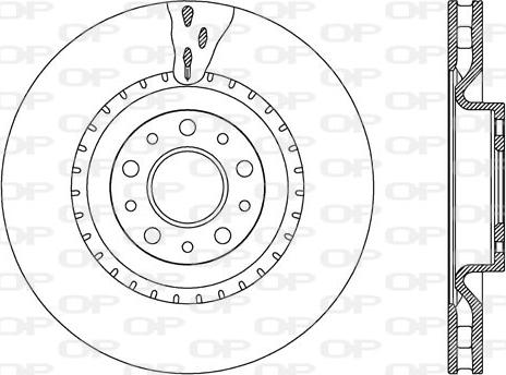 Open Parts BDA2634.20 - Bremžu diski ps1.lv