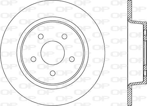 Open Parts BDA2635.10 - Bremžu diski ps1.lv