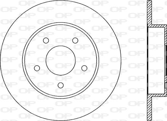 Open Parts BDA2046.10 - Bremžu diski ps1.lv