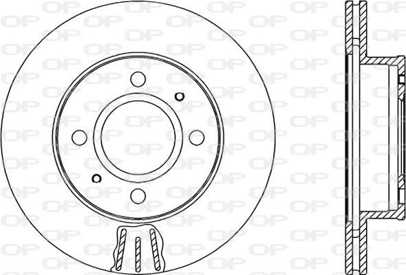 Open Parts BDA2056.20 - Bremžu diski ps1.lv