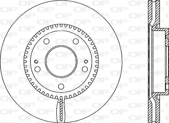 Open Parts BDA2069.20 - Bremžu diski ps1.lv