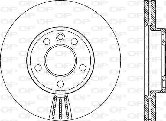 Open Parts BDA2063.20 - Bremžu diski ps1.lv