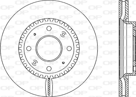 Open Parts BDA2084.20 - Bremžu diski ps1.lv