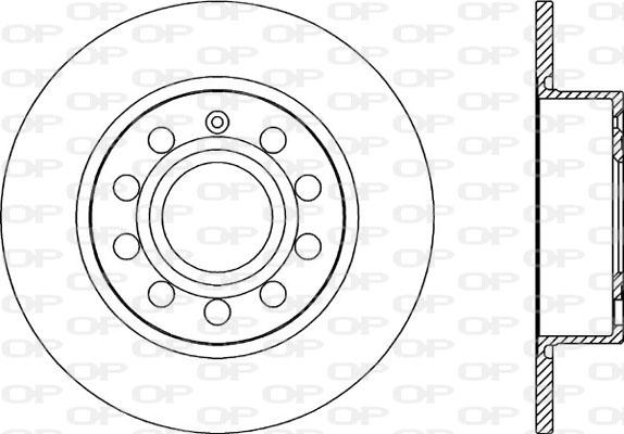 Open Parts BDA2028.10 - Bremžu diski ps1.lv