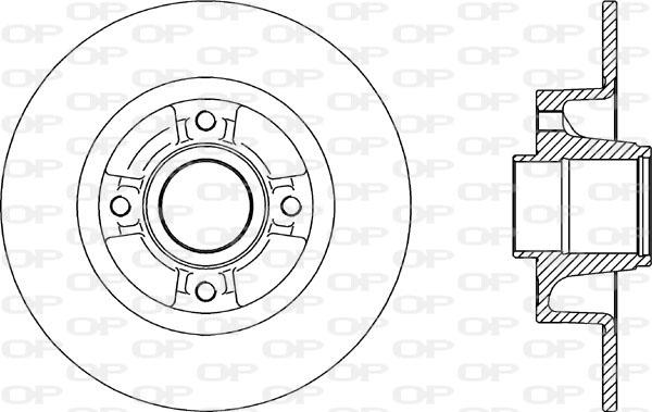 Open Parts BDA2165.10 - Bremžu diski ps1.lv