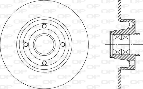 Open Parts BDA2165.30 - Bremžu diski ps1.lv