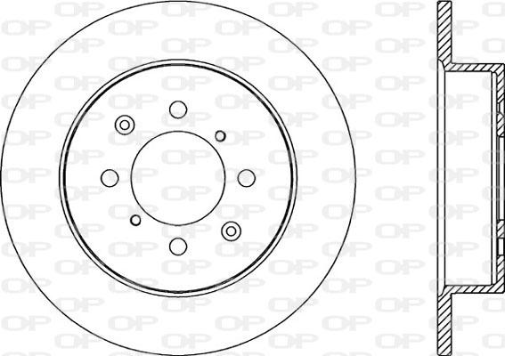 Open Parts BDA2186.10 - Bremžu diski ps1.lv