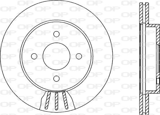 Kavo Parts 38444 - Bremžu diski ps1.lv