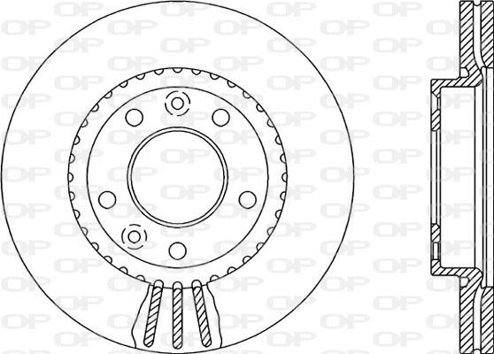 Open Parts BDA2137.20 - Bremžu diski ps1.lv