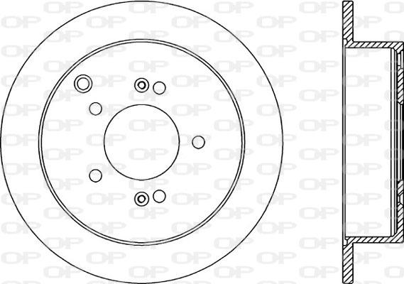 Open Parts BDA2174.10 - Bremžu diski ps1.lv