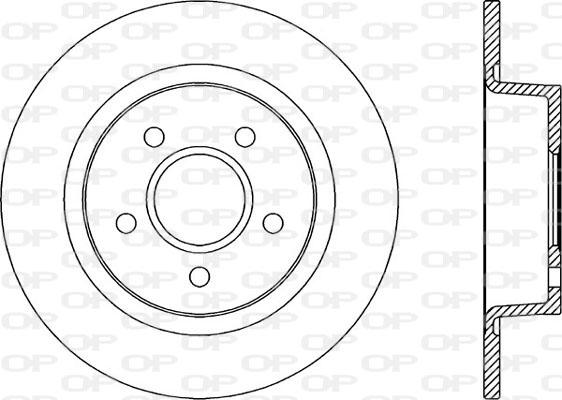 Open Parts BDA2170.10 - Bremžu diski ps1.lv