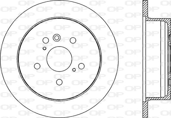 Open Parts BDA2172.10 - Bremžu diski ps1.lv