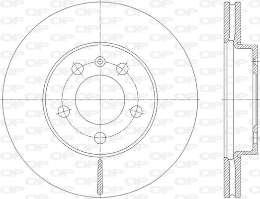 Open Parts BDA2848.20 - Bremžu diski ps1.lv