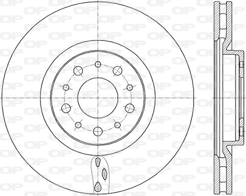 Open Parts BDA2847.20 - Bremžu diski ps1.lv