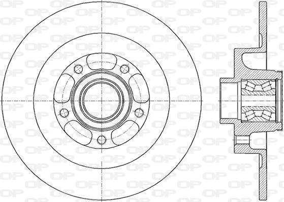 Open Parts BDA2853.30 - Bremžu diski ps1.lv