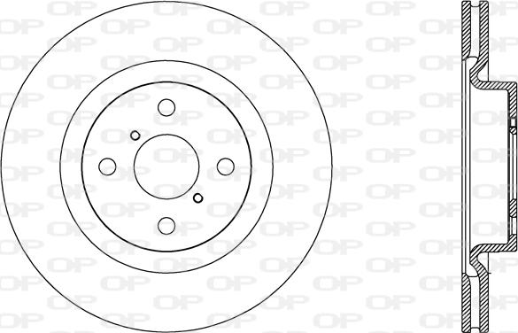 Open Parts BDA280520 - Bremžu diski ps1.lv