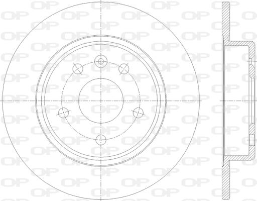 Open Parts BDA2815.10 - Bremžu diski ps1.lv