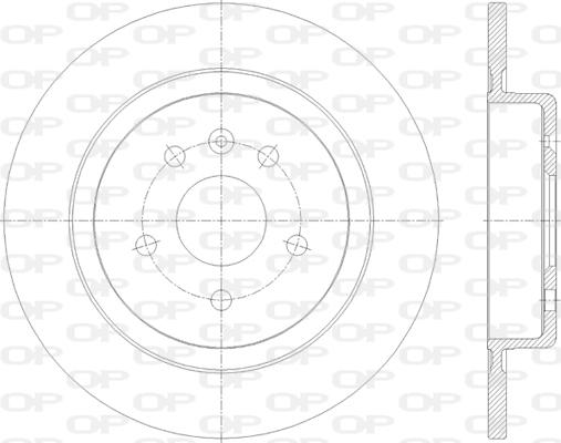 Open Parts BDA2816.10 - Bremžu diski ps1.lv