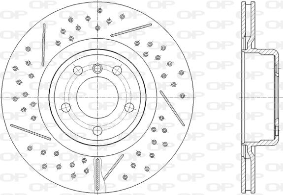 Open Parts BDA2810.20 - Bremžu diski ps1.lv