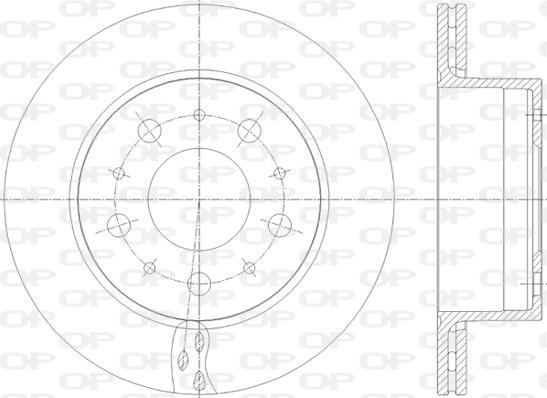 Open Parts BDA2818.20 - Bremžu diski ps1.lv