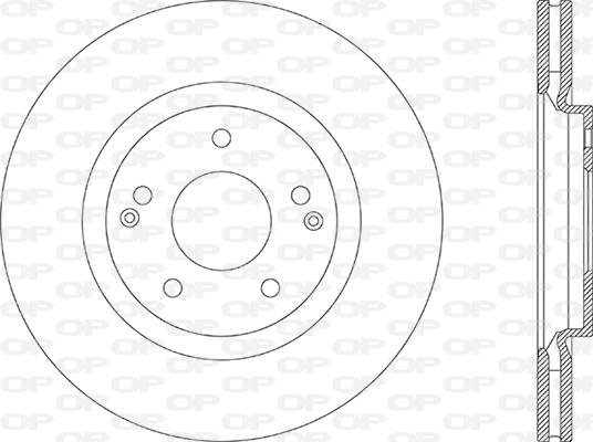 Open Parts BDA2882.20 - Bremžu diski ps1.lv