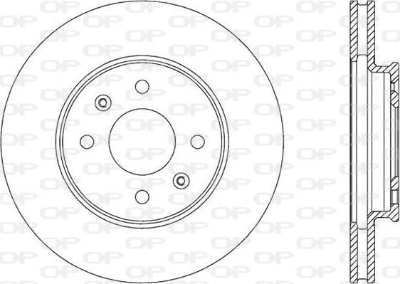 Open Parts BDA2830.20 - Bremžu diski ps1.lv