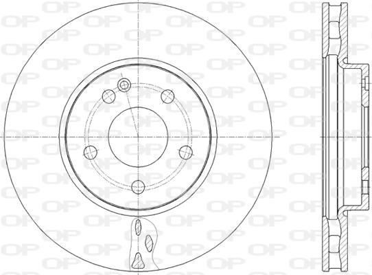 Open Parts BDA2824.20 - Bremžu diski ps1.lv