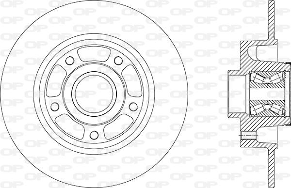 Open Parts BDA2879.30 - Bremžu diski ps1.lv