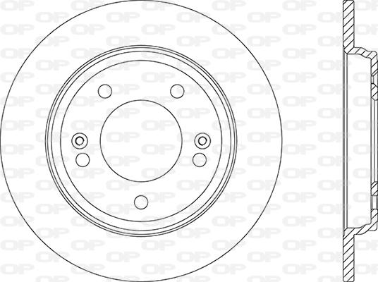 Open Parts BDA2876.10 - Bremžu diski ps1.lv