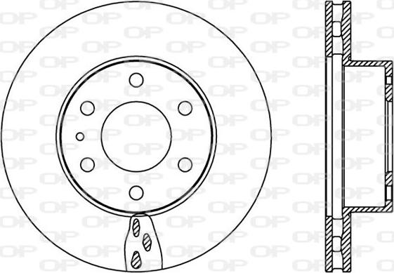 Open Parts BDA2390.20 - Bremžu diski ps1.lv