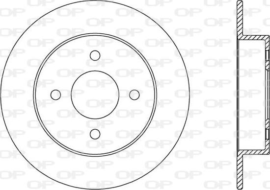 Japanparts DP198AF - Bremžu diski ps1.lv