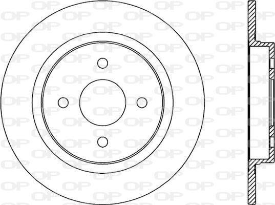 Open Parts BDA2346.10 - Bremžu diski ps1.lv