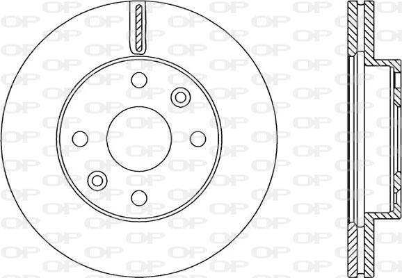 Open Parts BDA2359.20 - Bremžu diski ps1.lv