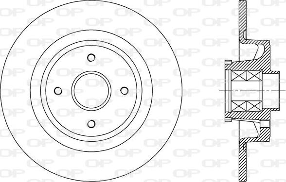 Open Parts BDA2363.10 - Bremžu diski ps1.lv