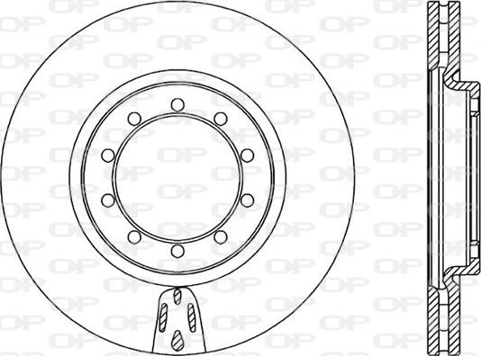 Open Parts BDA2319.20 - Bremžu diski ps1.lv