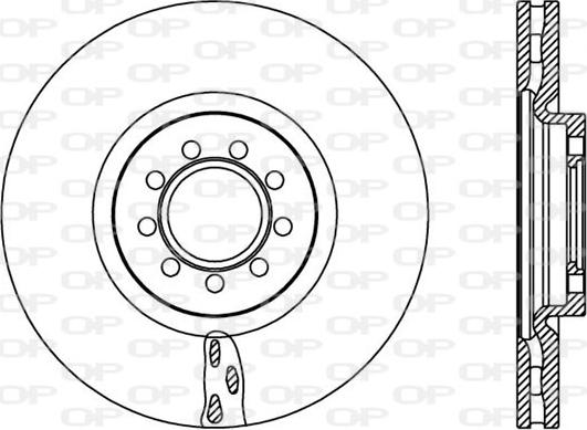 Open Parts BDA2389.20 - Bremžu diski ps1.lv